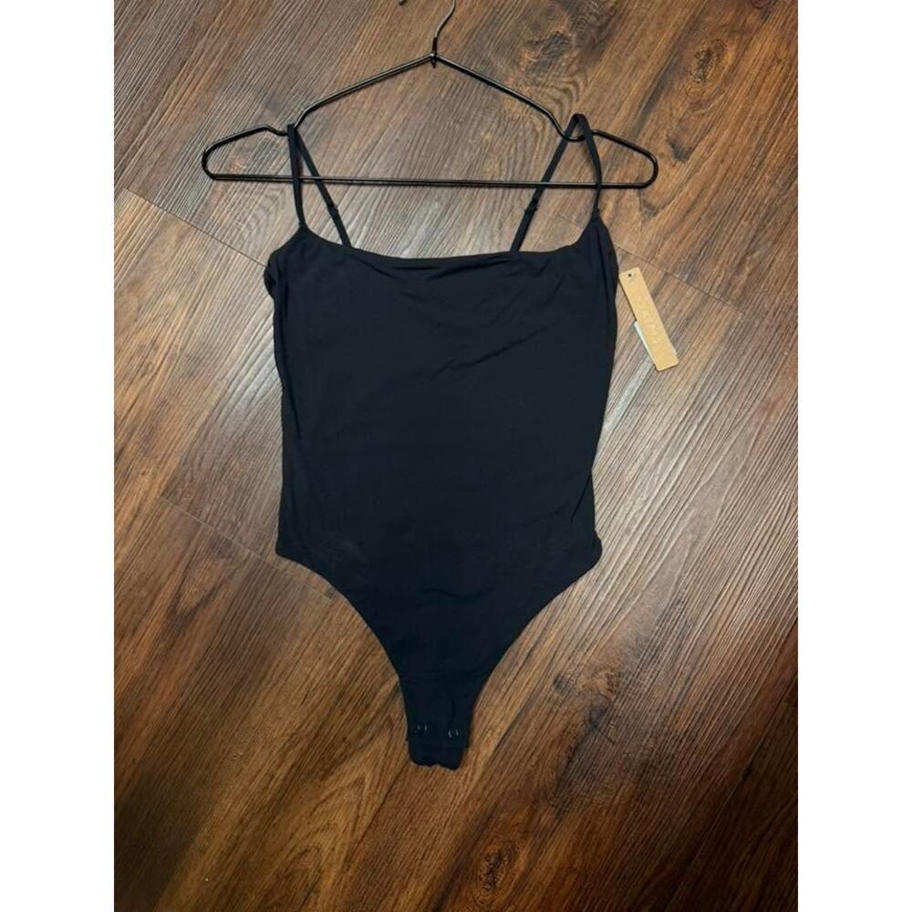 SKIMS FITS EVERYBODY Cami Bodysuit - Onyx Size S NWT #1540